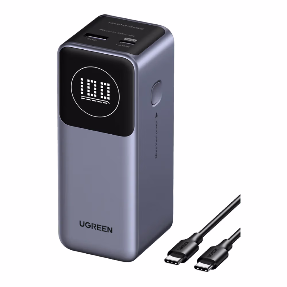 Внешний аккумулятор Ugreen Flight Approved 12000mAh 100W Grey (35526B) 